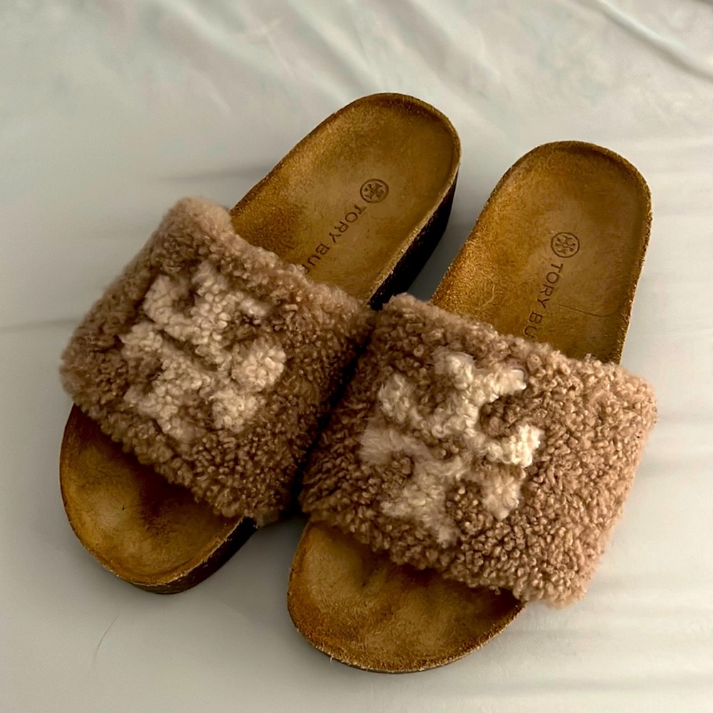 Tory burch double T slides